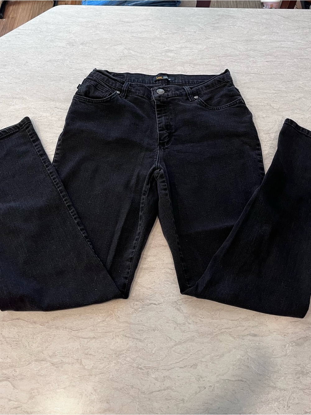 Lee Black Straight Jeans for Women